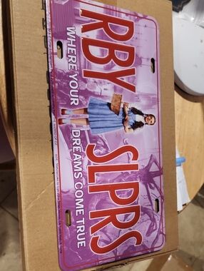 Ruby Slippers Decorative Pink License Plate - Home Party Supplies